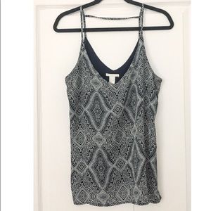 Indie blue tank top